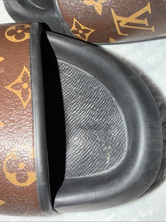 Louis Vuitton Brown Monogram Slide Sandals main image 6
